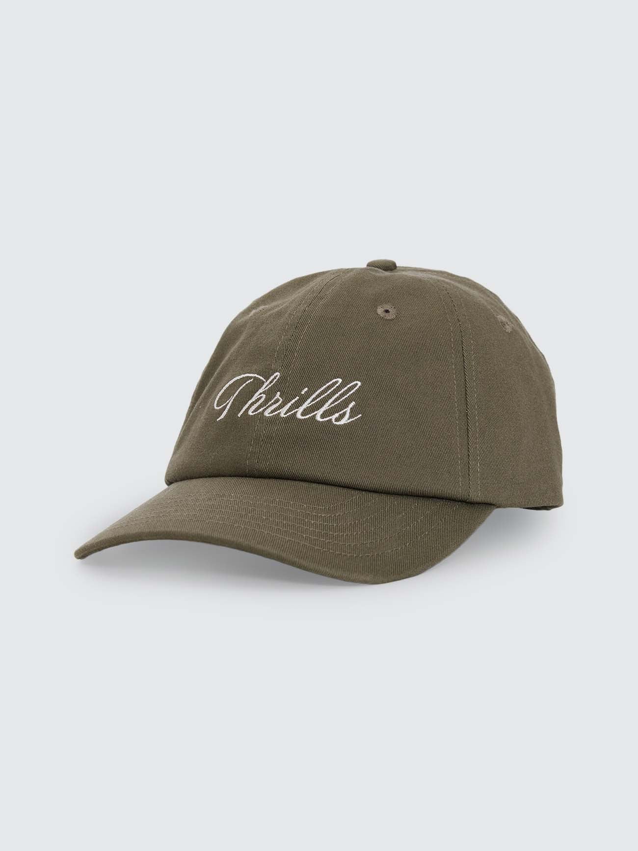 Script 6 Panel Cap - Olive Night