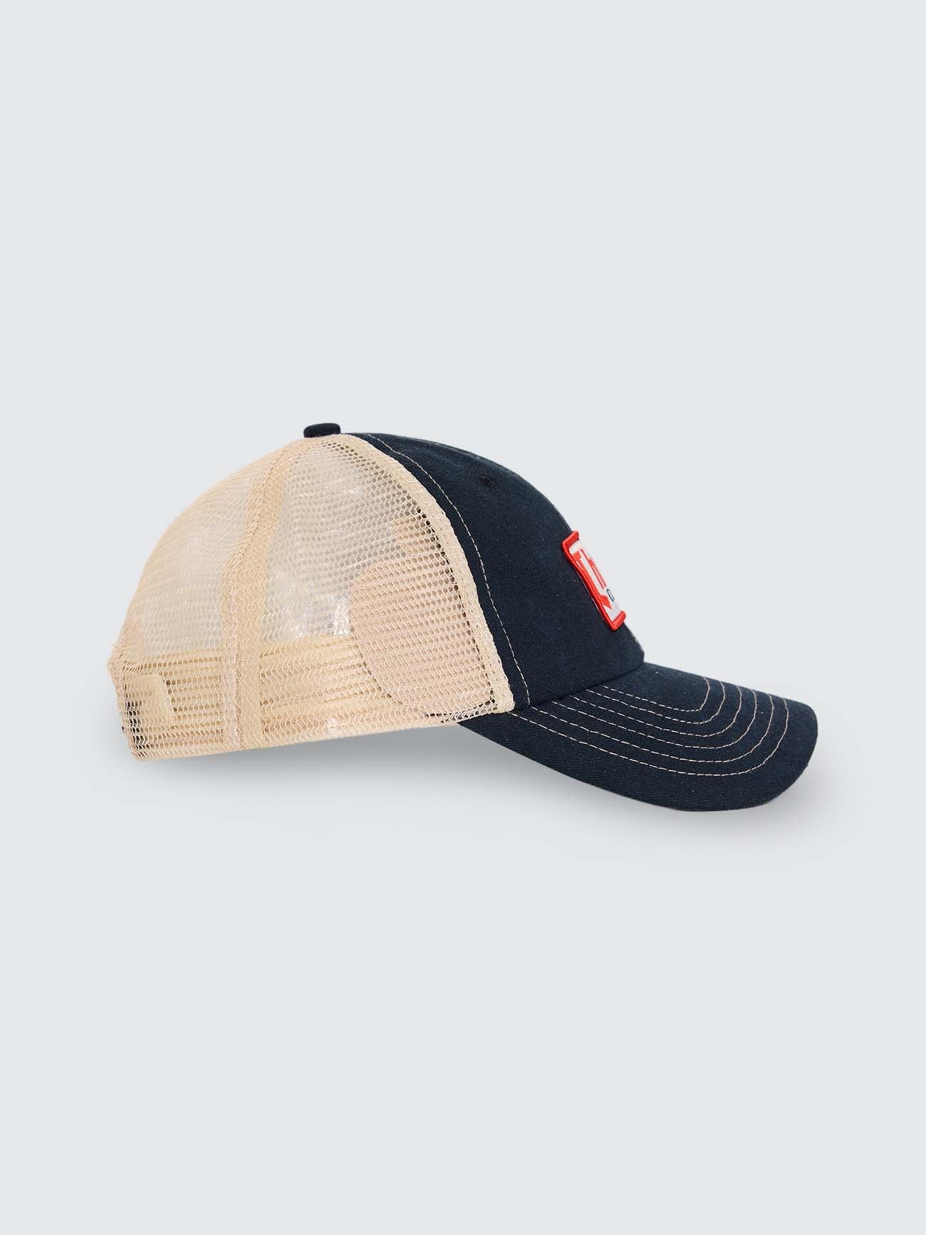 Banquet Trucker Cap - Black - Contrast Stitch