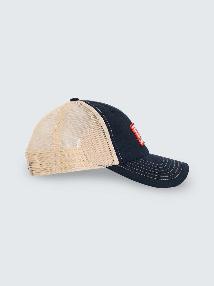 Banquet Trucker Cap - Black - Contrast Stitch