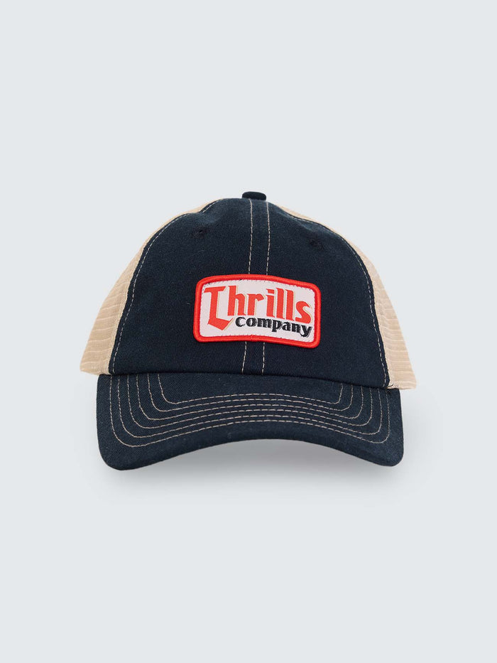 Banquet Trucker Cap - Black - Contrast Stitch