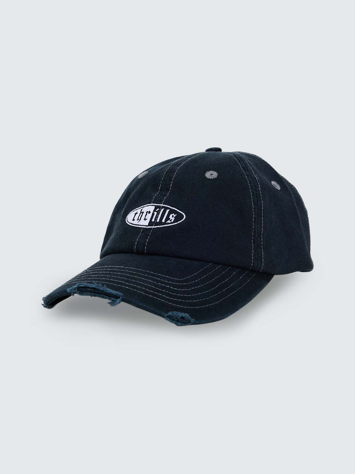 Double Take 6 Panel Cap - Black