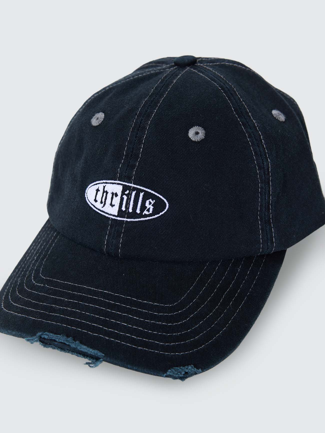 Double Take 6 Panel Cap - Black