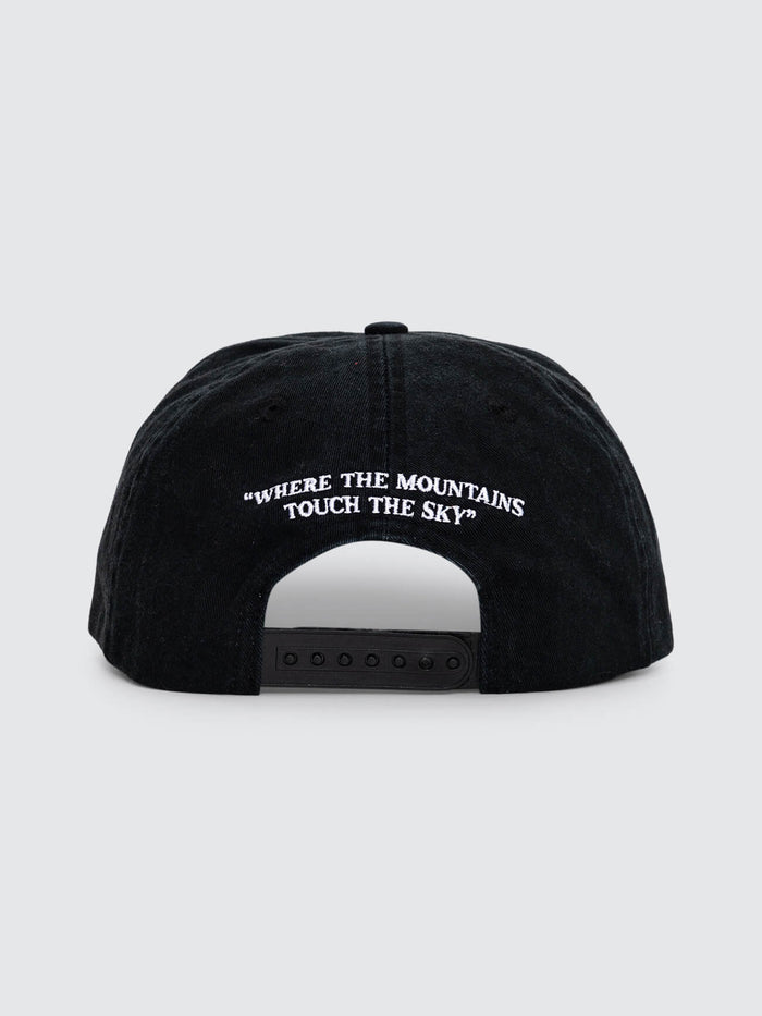 Touch the Sky 5 Panel Cap - Black