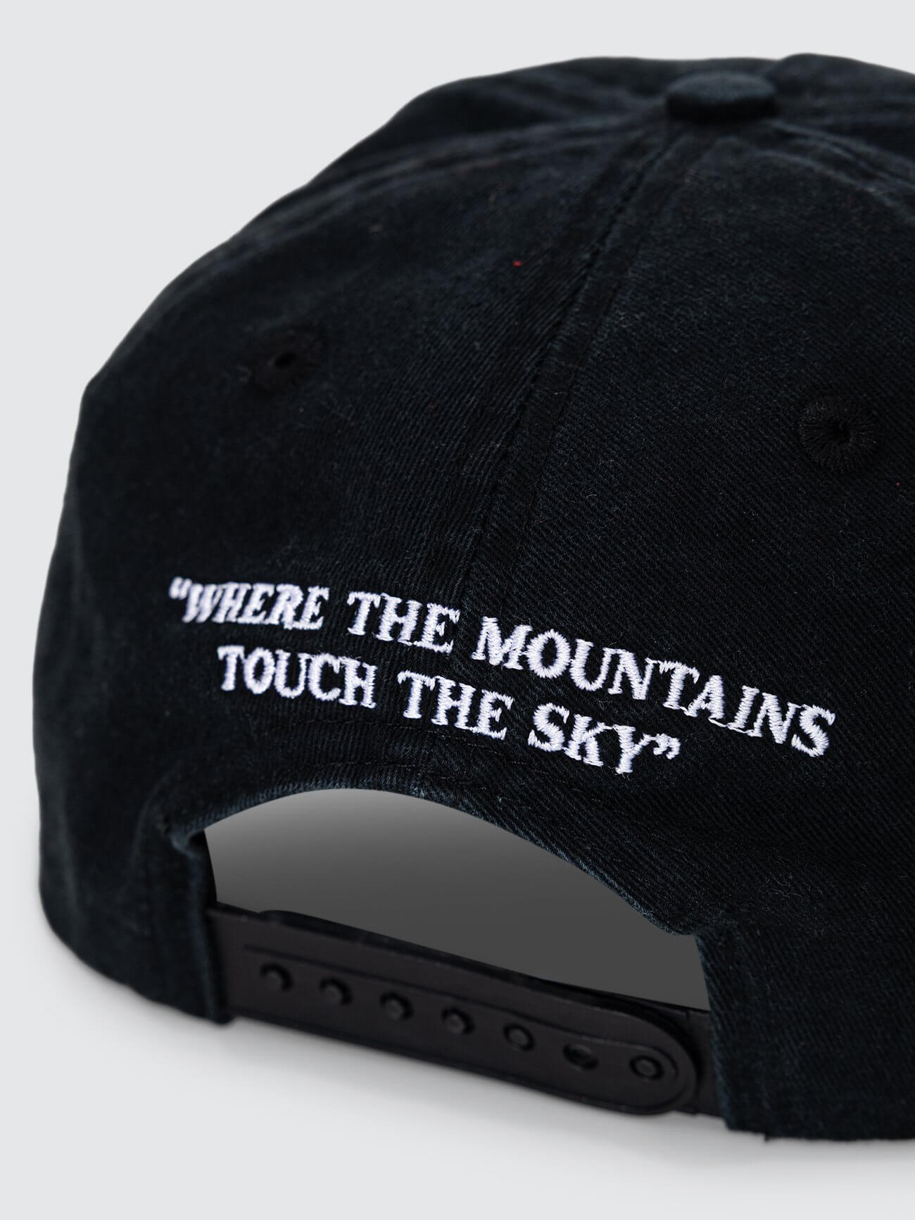 Touch the Sky 5 Panel Cap - Black