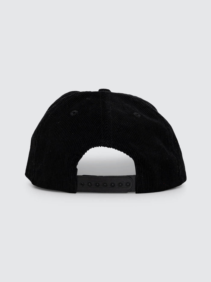 Full Throttle 5 Panel Cap - Black