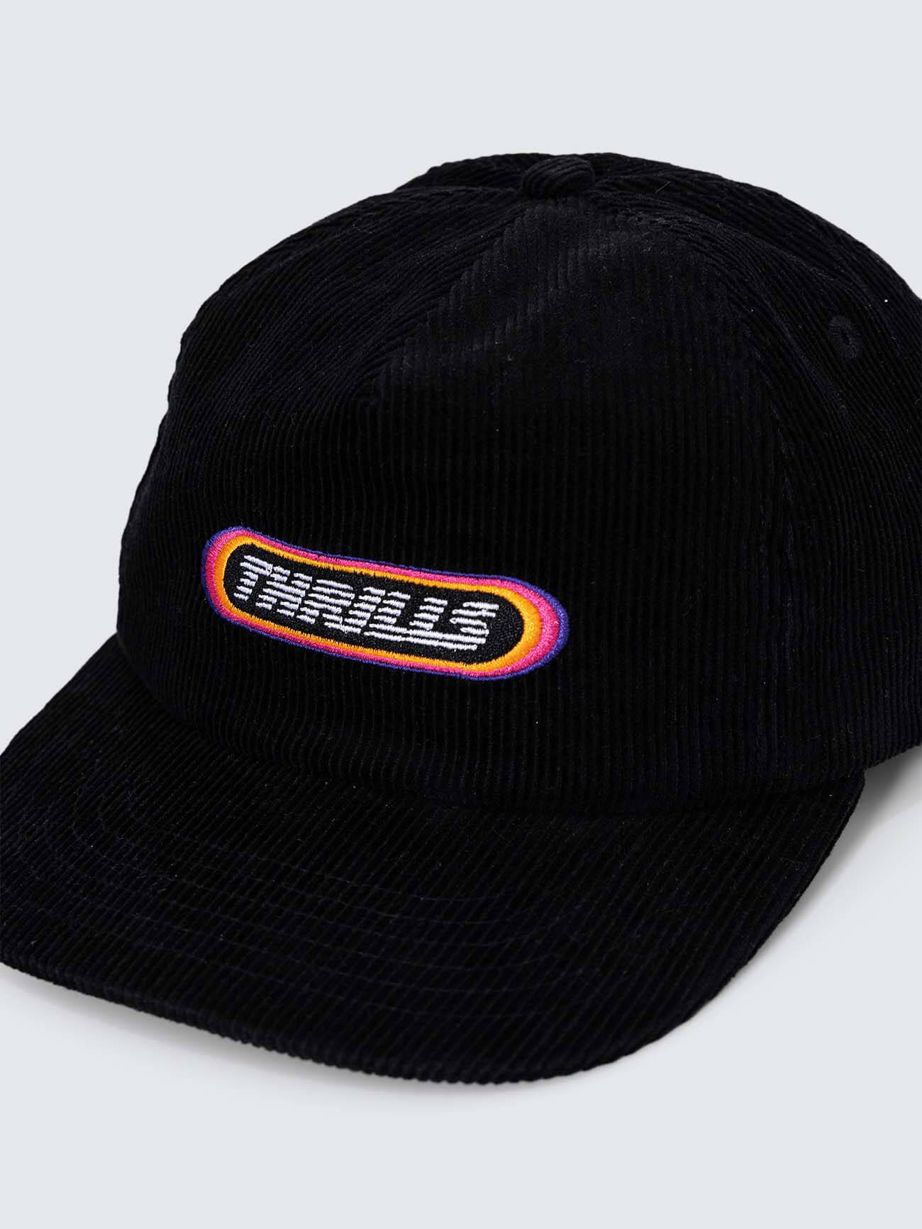 Full Throttle 5 Panel Cap - Black