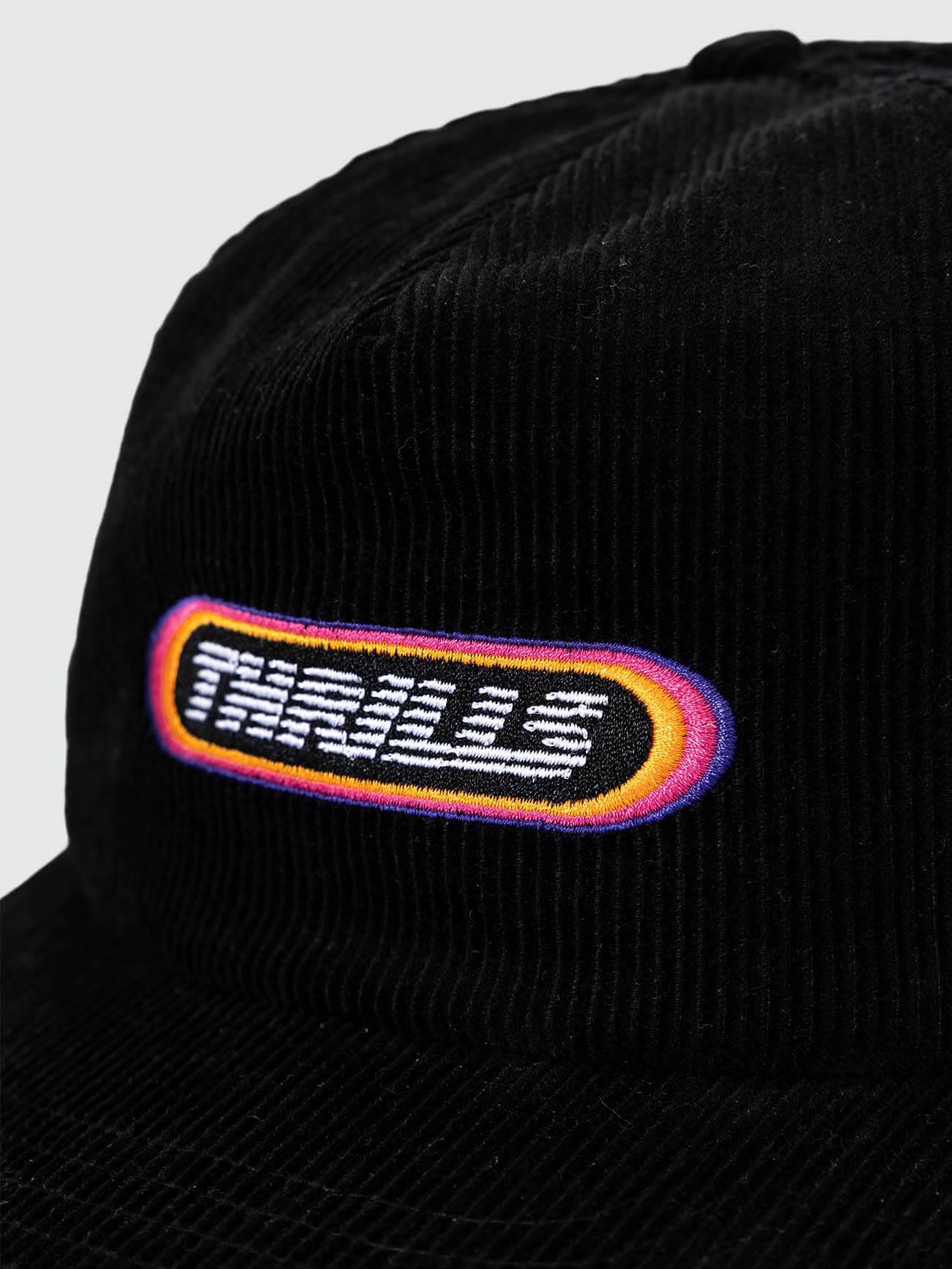 Full Throttle 5 Panel Cap - Black