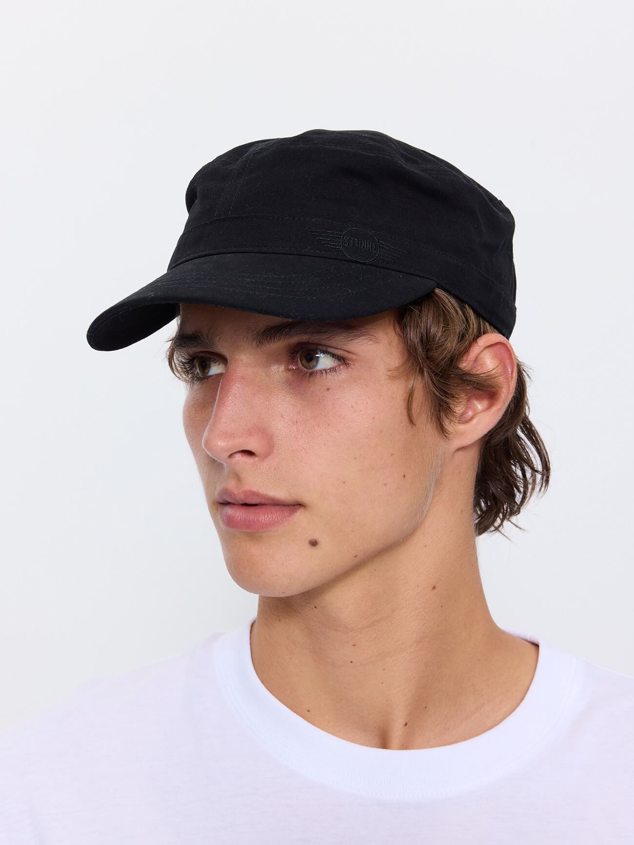 Thrills Military Cap - Black One Size