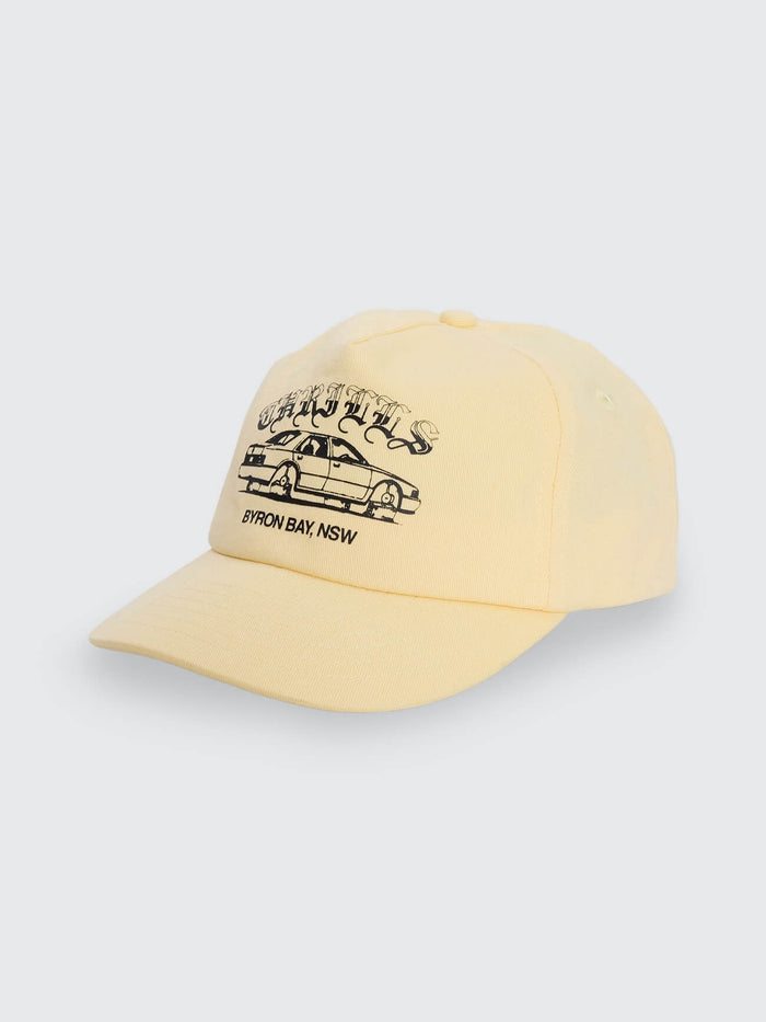 Neighbourhood 5 Panel Short Brim Cap - Butter Yellow One Size