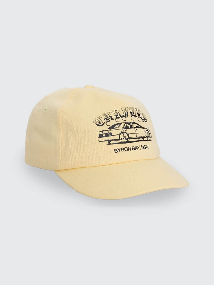 Neighbourhood 5 Panel Short Brim Cap - Butter Yellow One Size