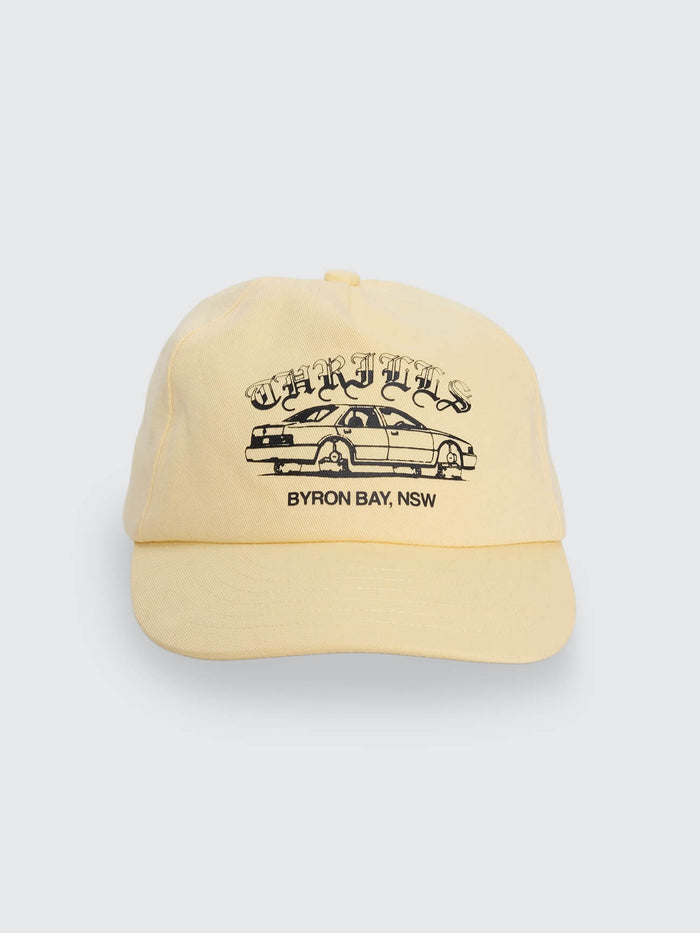 Neighbourhood 5 Panel Short Brim Cap - Butter Yellow One Size