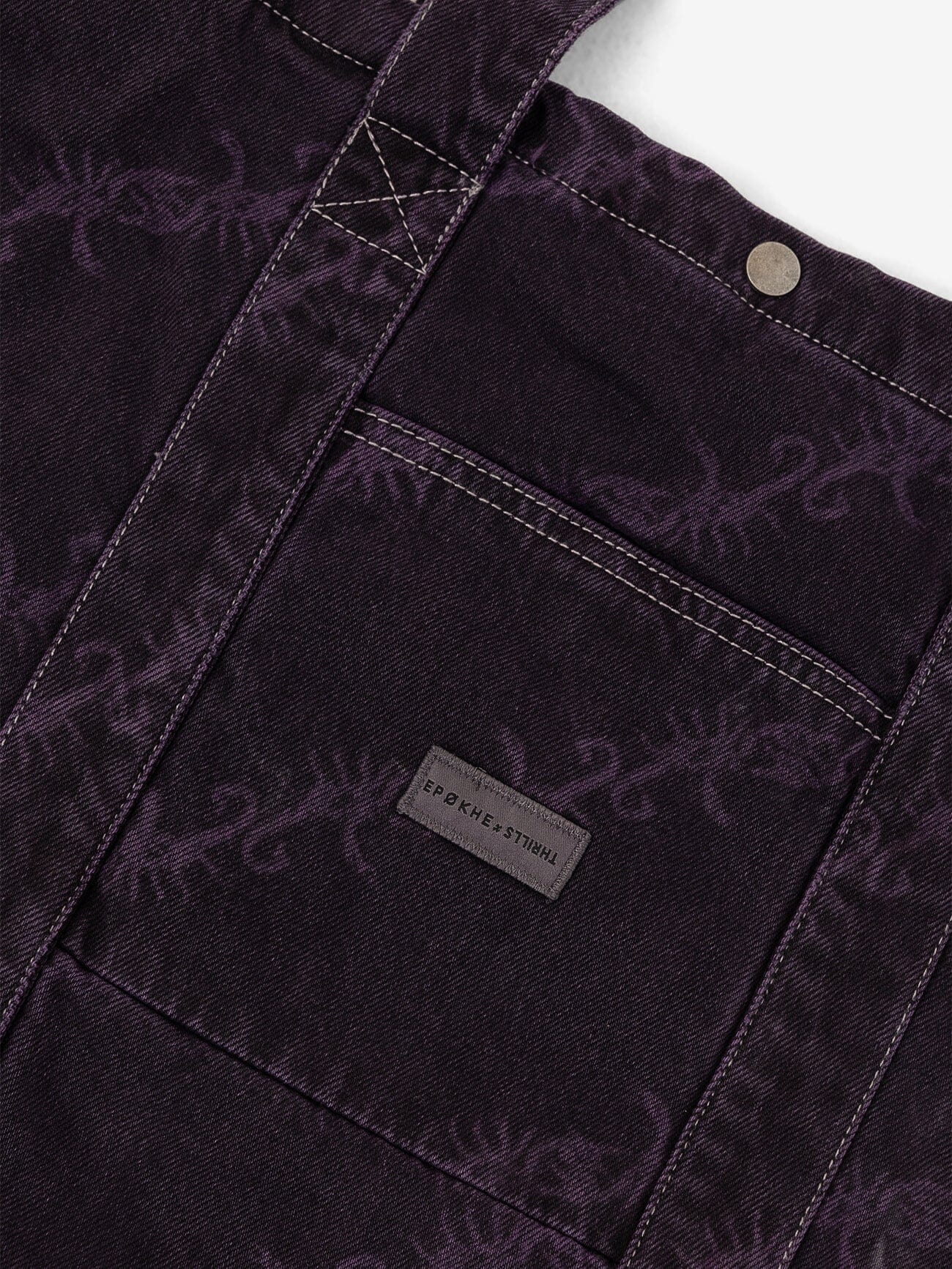 Thrills x Epokhe Denim Scorpion Tote - Black/Purple