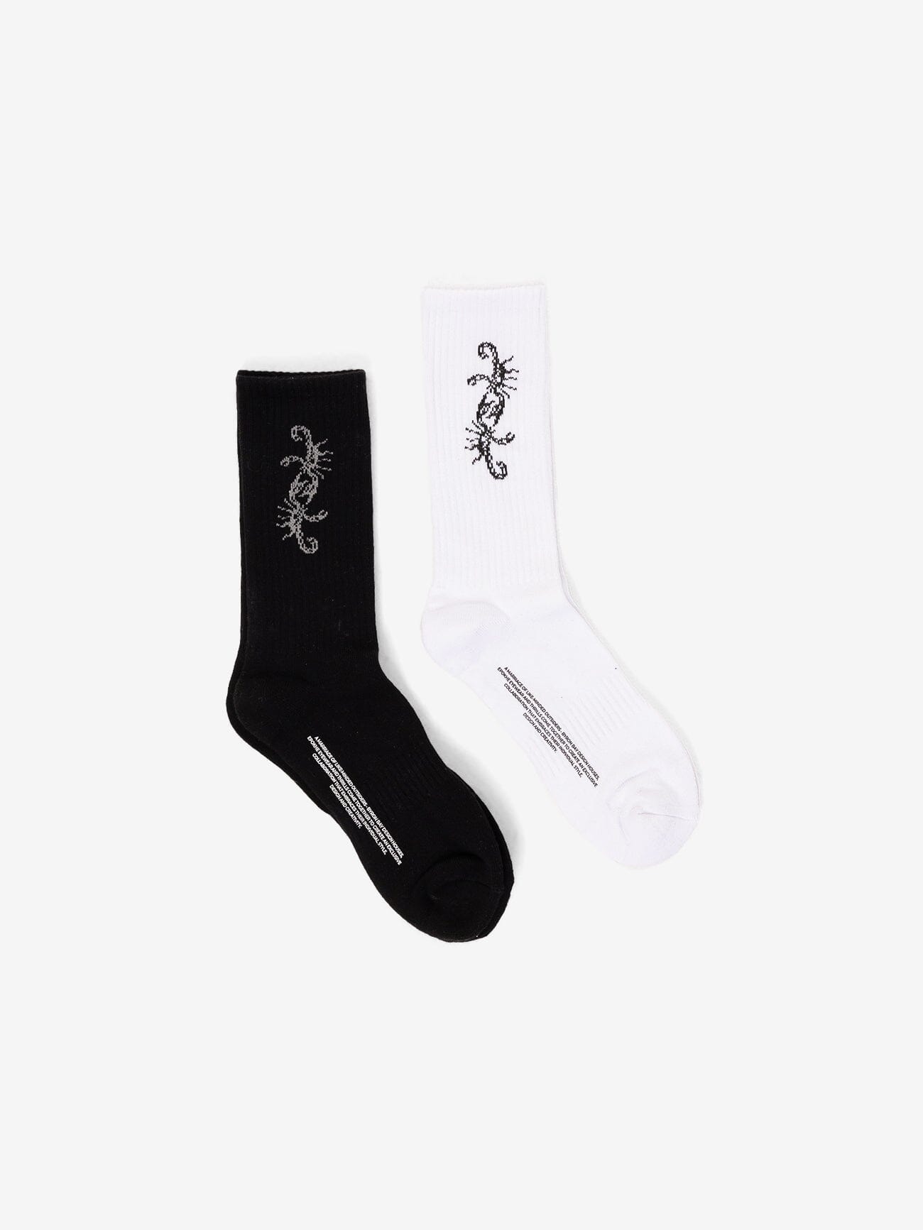 Thrills x Epokhe Scorpion 2 Pack Sock - Black/White