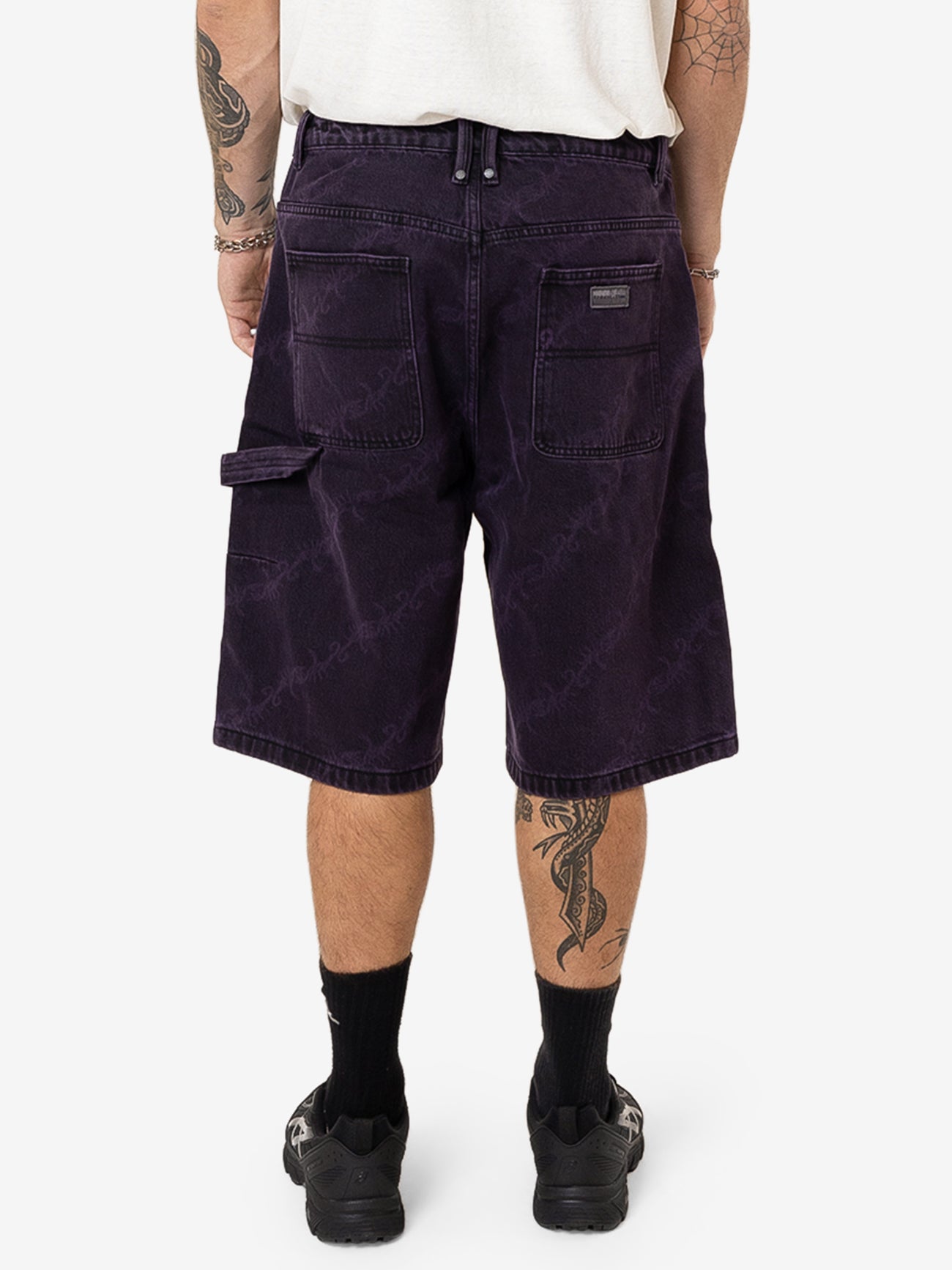 Thrills x Epokhe Big Slacker Denim Short - Black/Purple