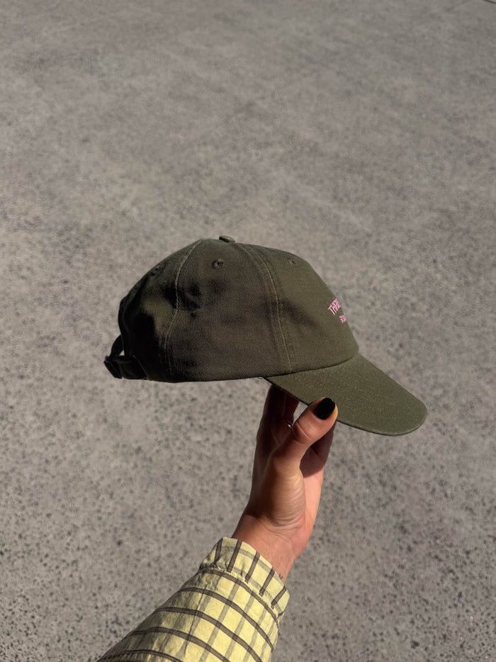 Thrills Co 6 Panel Cap - Army Green