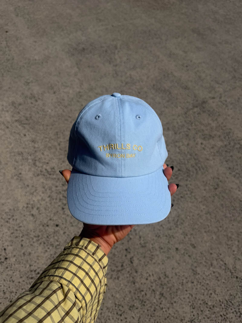 Thrills Co 6 Panel Cap - Sky Blue