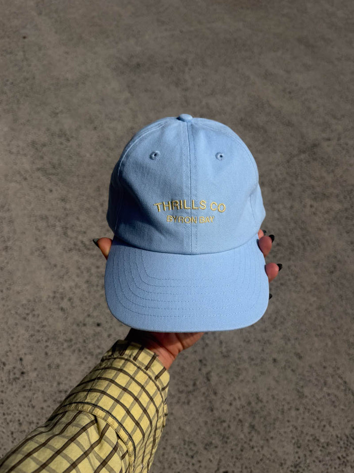 Thrills Co 6 Panel Cap - Sky Blue