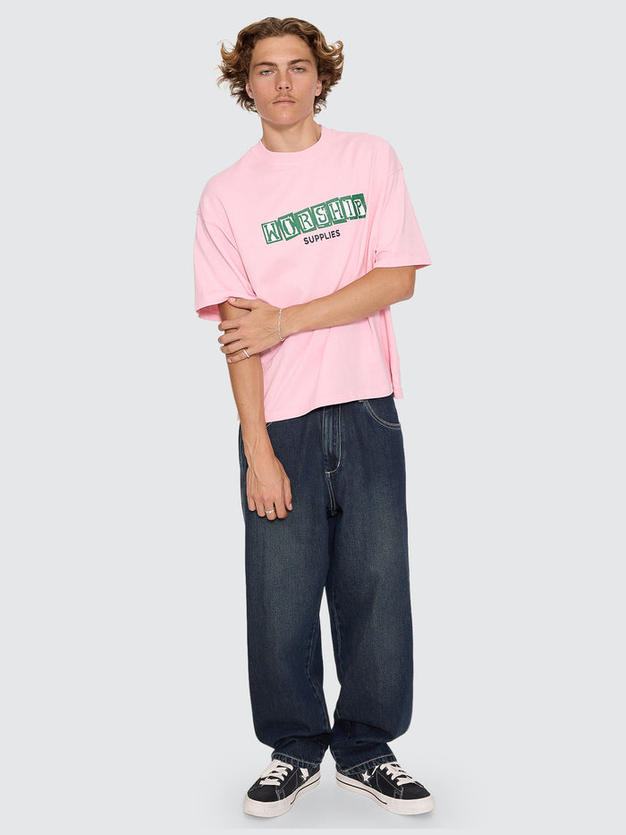 Dogs Life Crop Tee - Parfait Pink