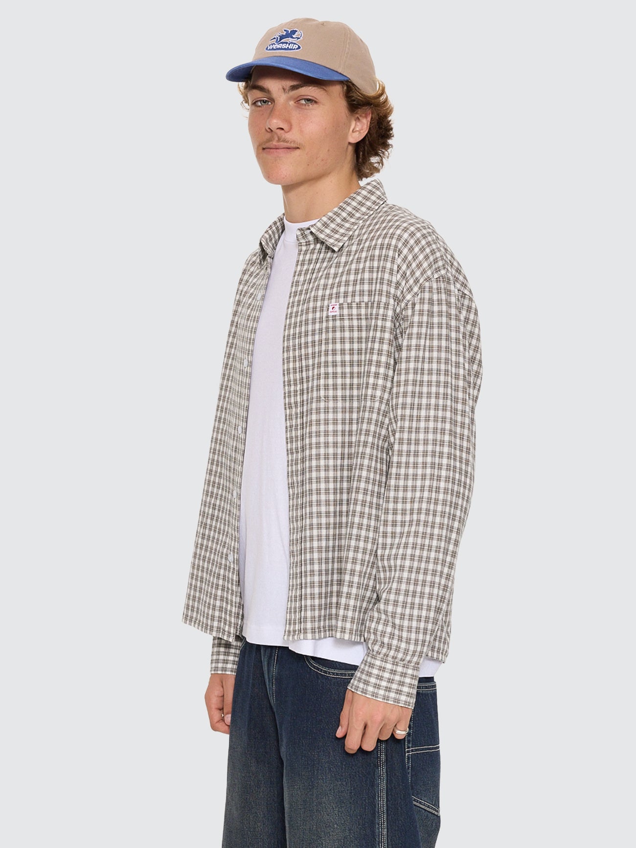 Jasper Crop Long Sleeve Shirt - Jasper Green
