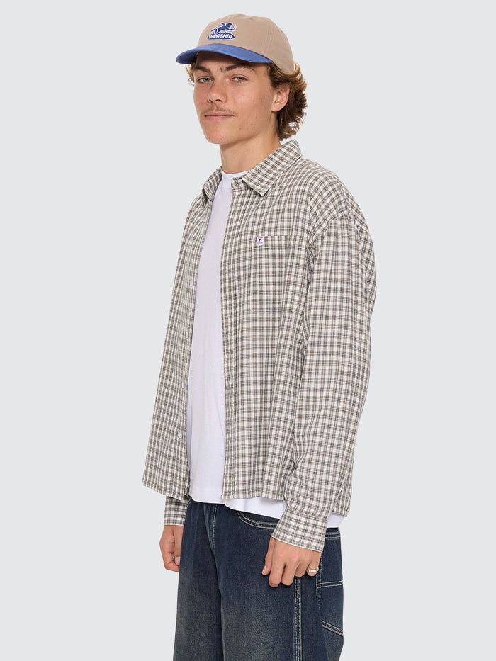 Jasper Crop Long Sleeve Shirt - Jasper Green