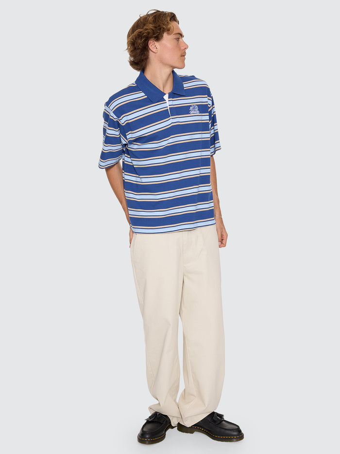 Shadow Cherub Short Sleeve Golf Polo - Blue