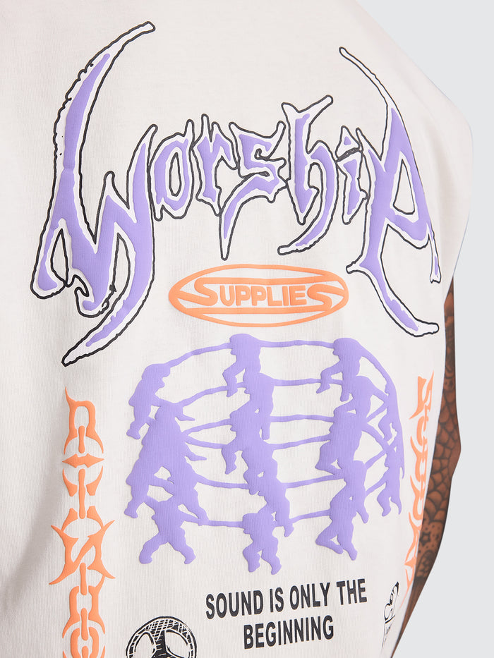 Gathering Muscle Tee - Coconut Milk