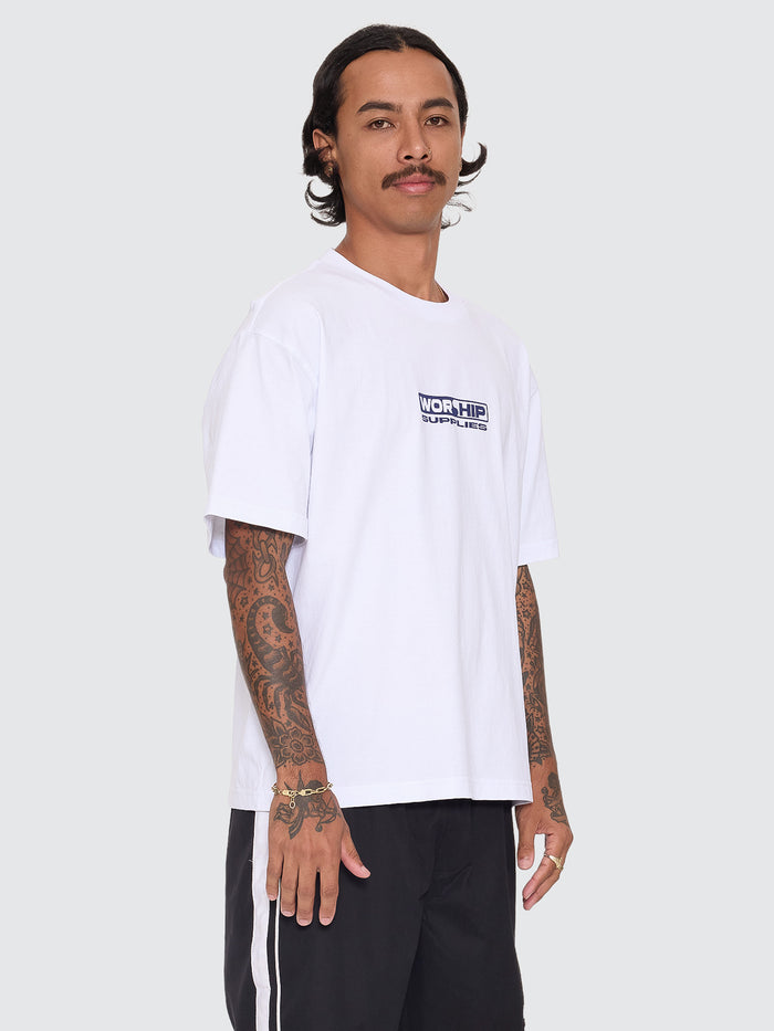 Synth Tee - White