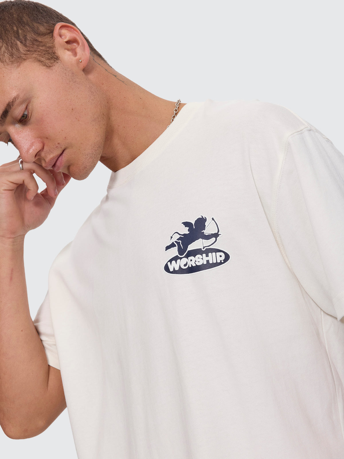 Shadow Cherub Tee - Coconut Milk