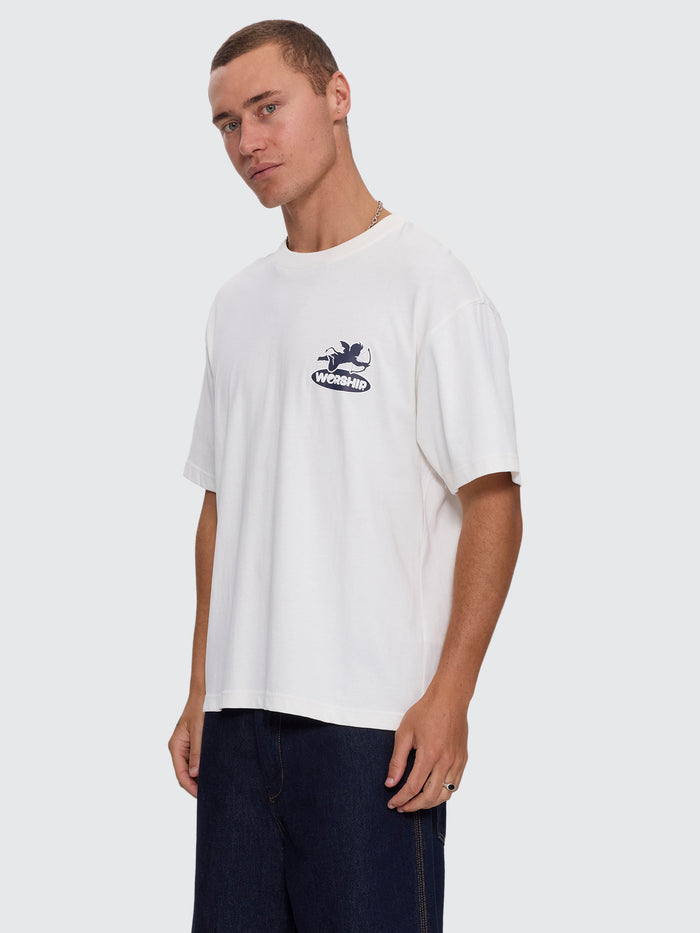 Shadow Cherub Tee - Coconut Milk