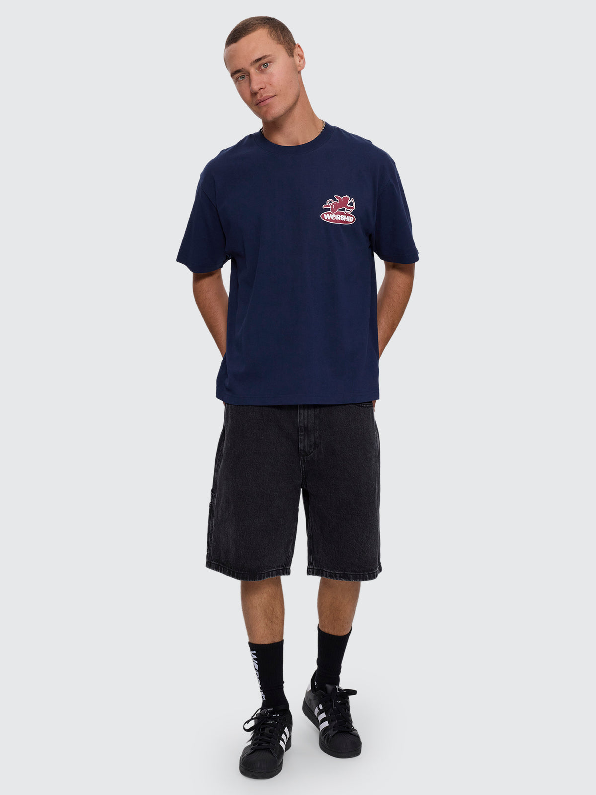 Shadow Cherub Tee - Black Iris
