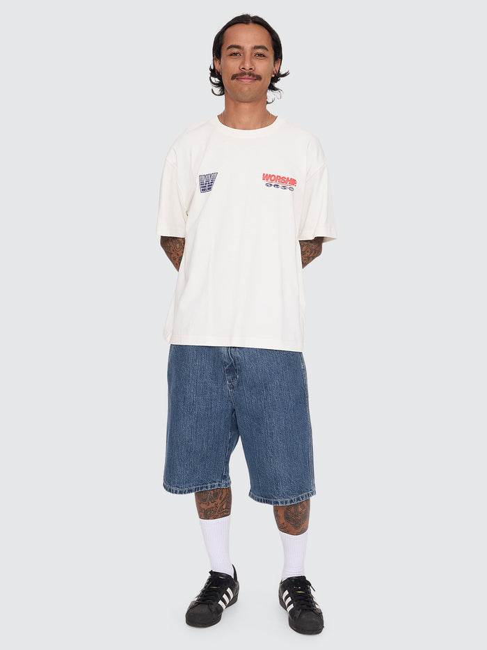 Half Court Tee - Coconut Milk
