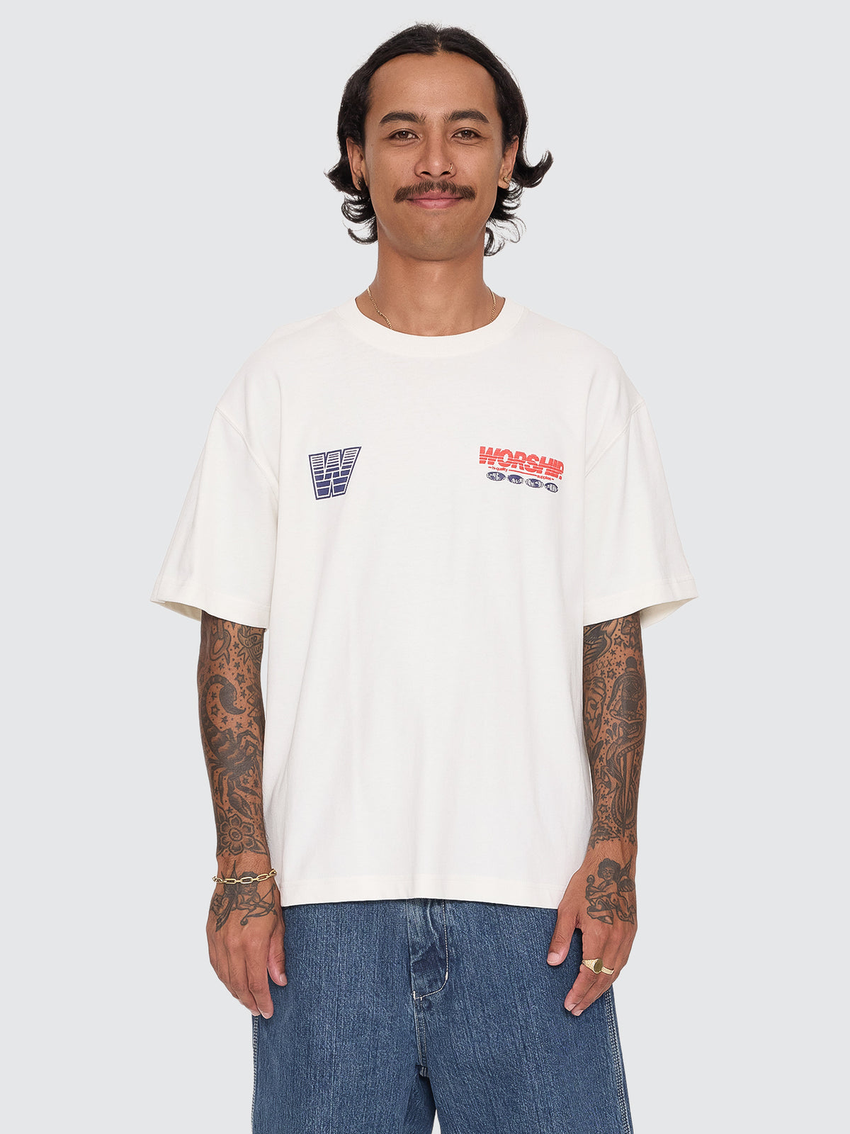 Half Court Tee - Coconut Milk