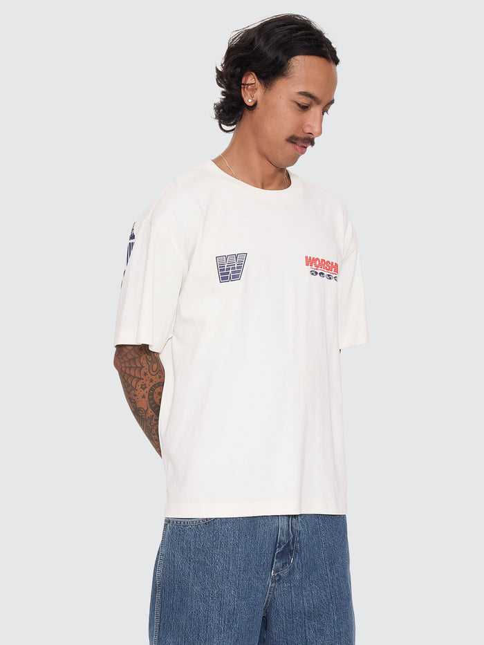 Half Court Tee - Coconut Milk