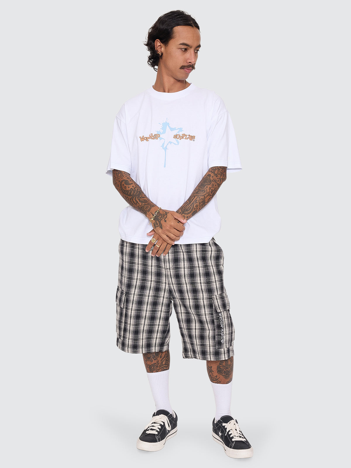 Malibu Elastic Cargo Short - Black