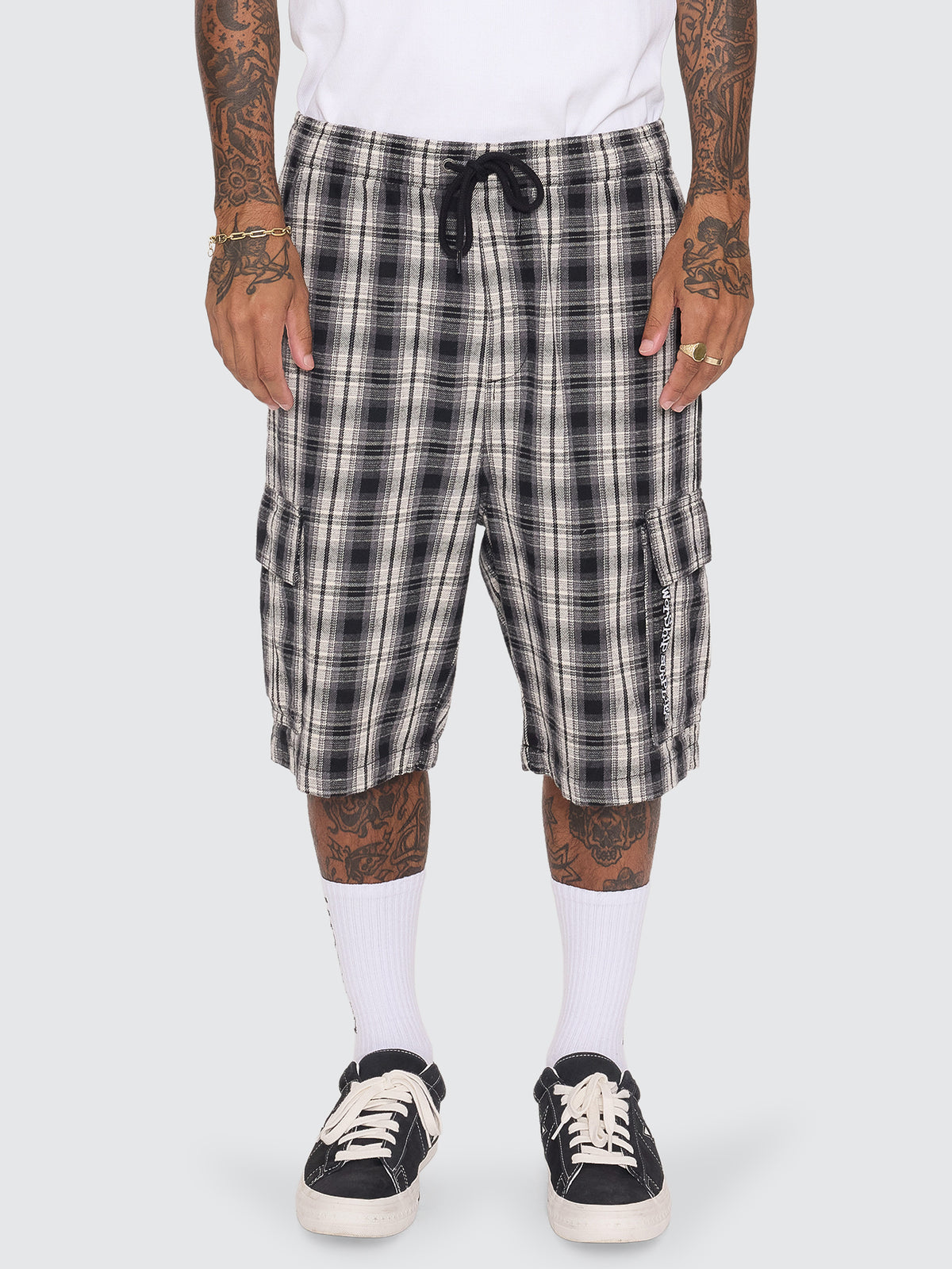 Malibu Elastic Cargo Short - Black