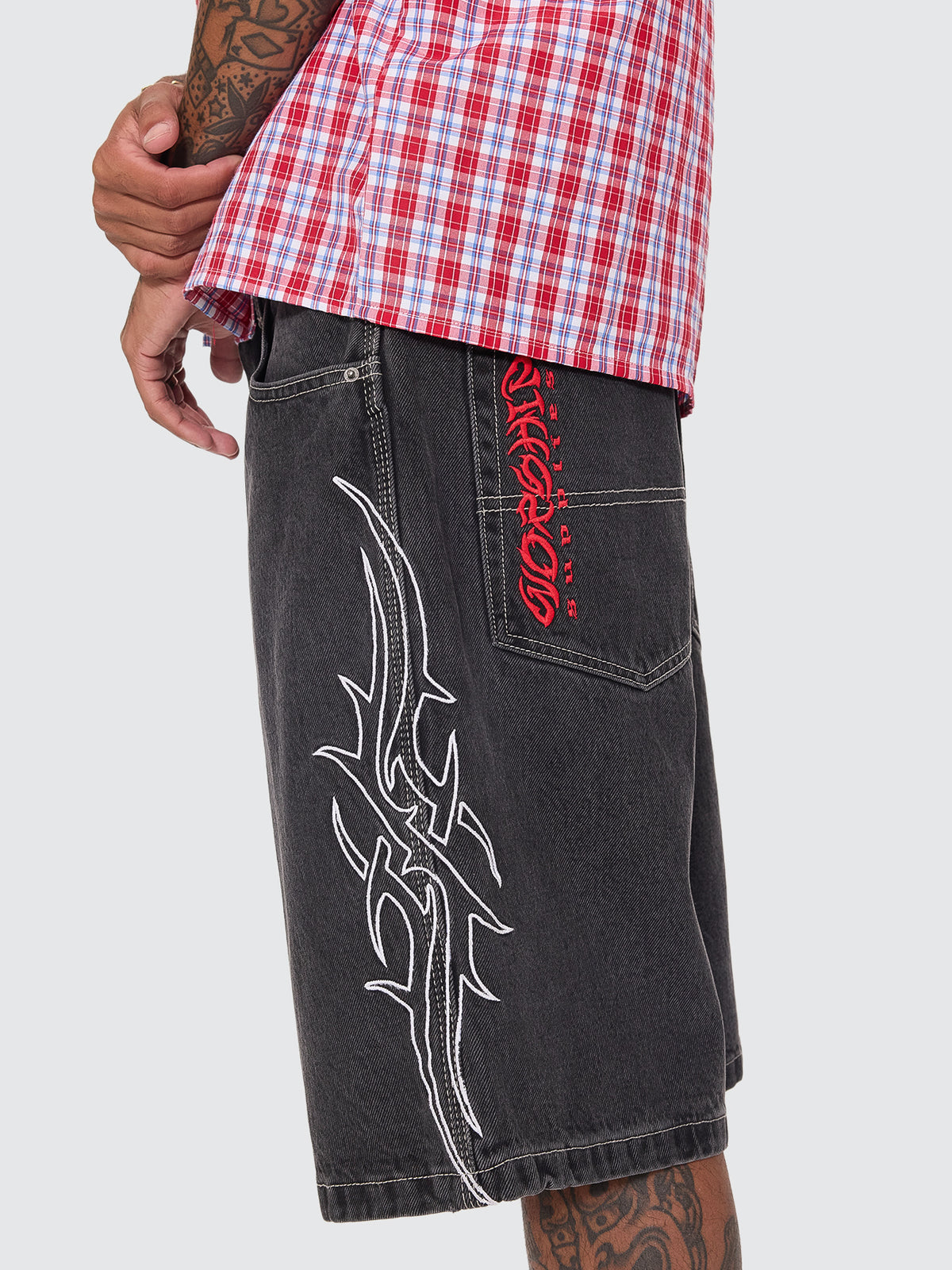 Pitted Big Dawg Jean Short - Used Black