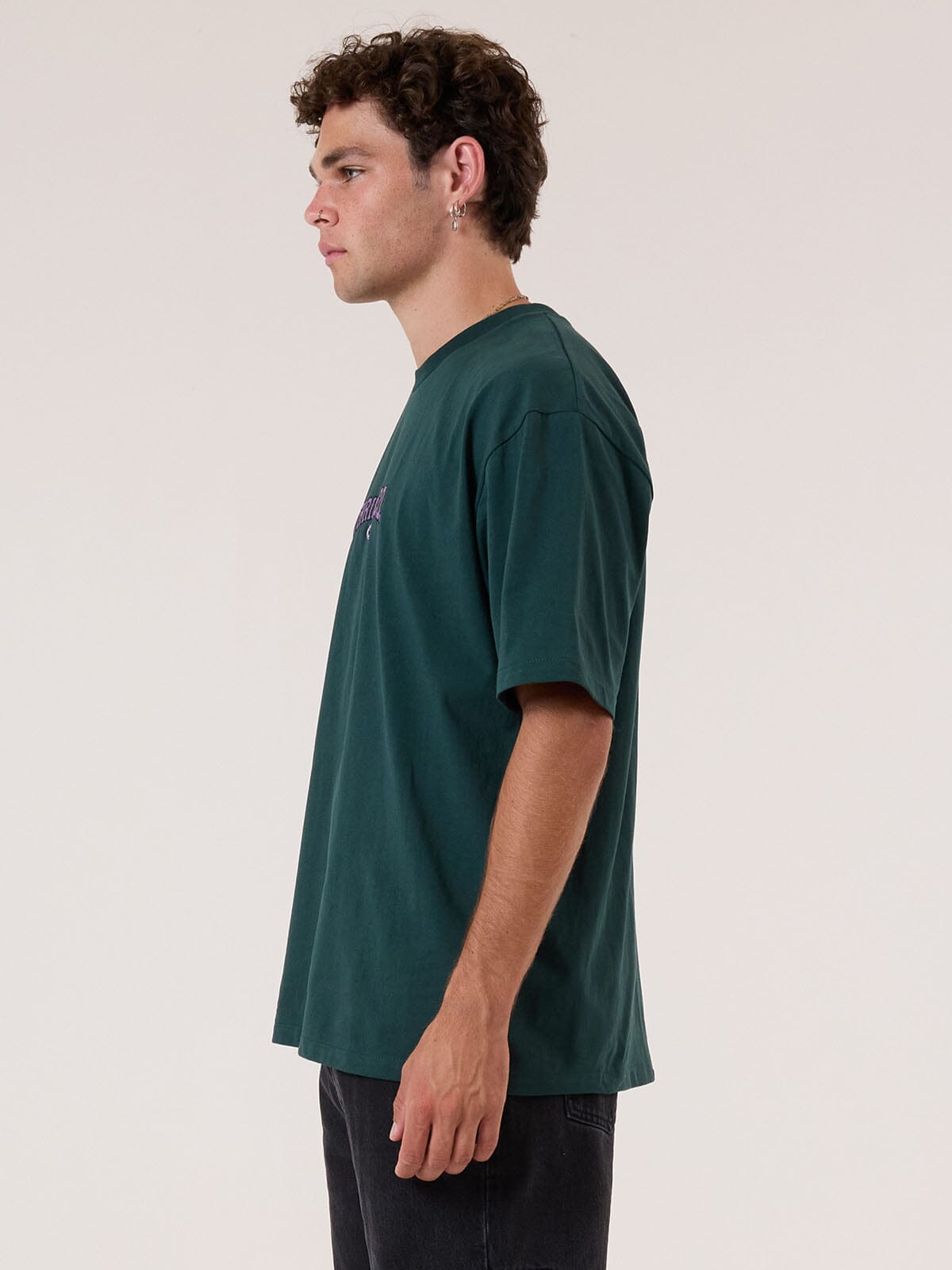 Recruit Oversized Fit Tee - Forrest Green XS