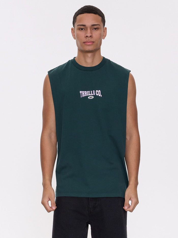 Recruit Merch Fit Muscle Tee - Forest Green