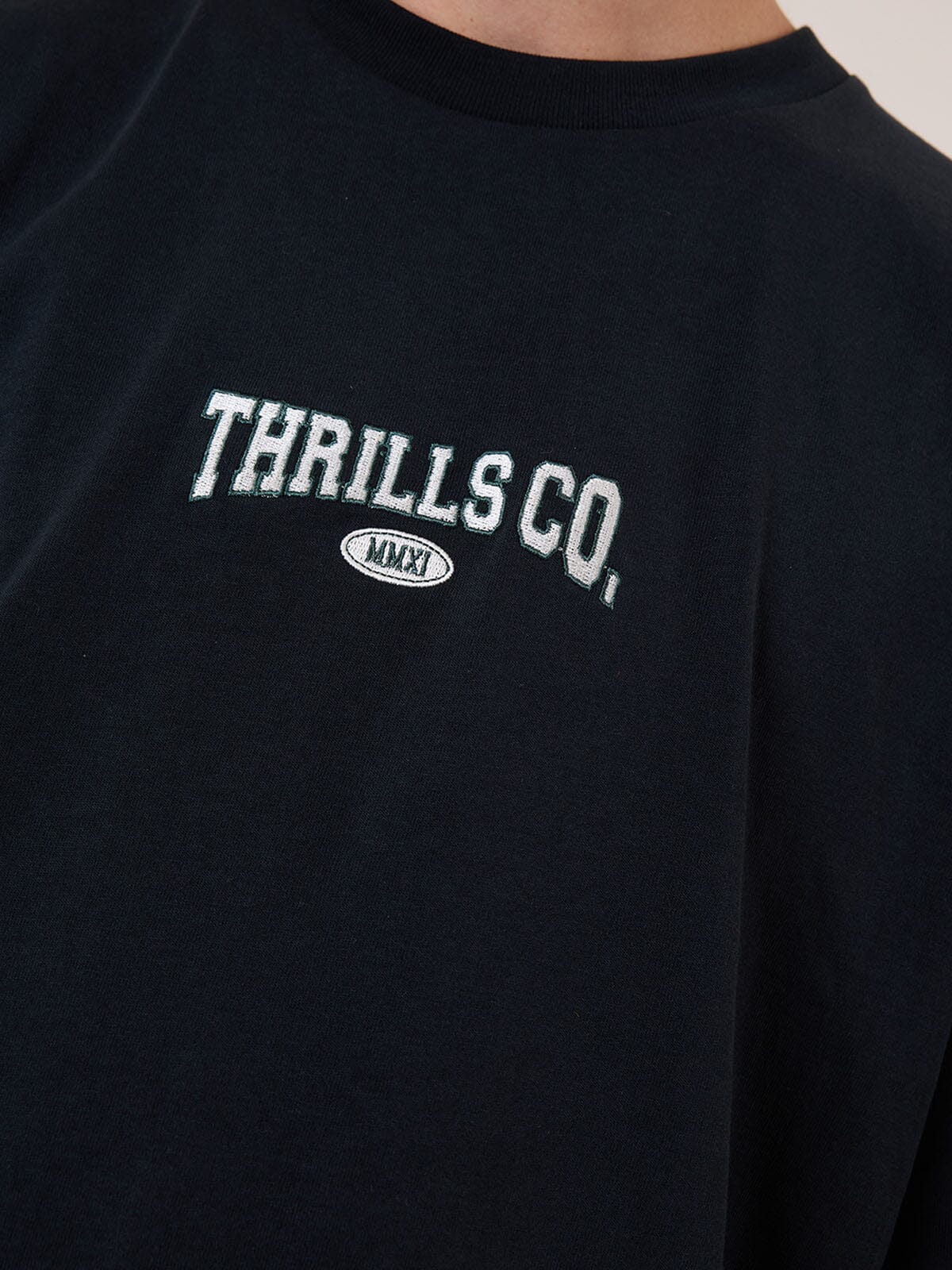 Recruit Oversized Fit Tee - Washed Black XS