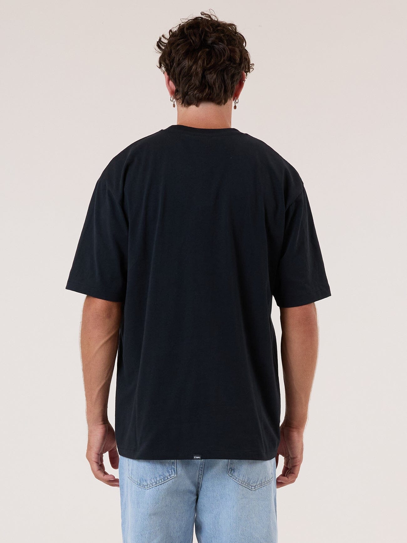 Recruit Oversized Fit Tee - Washed Black