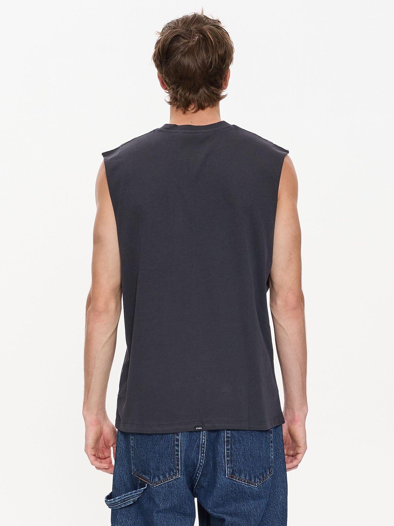 Minimal Thrills Merch Fit Muscle Tee - Slate