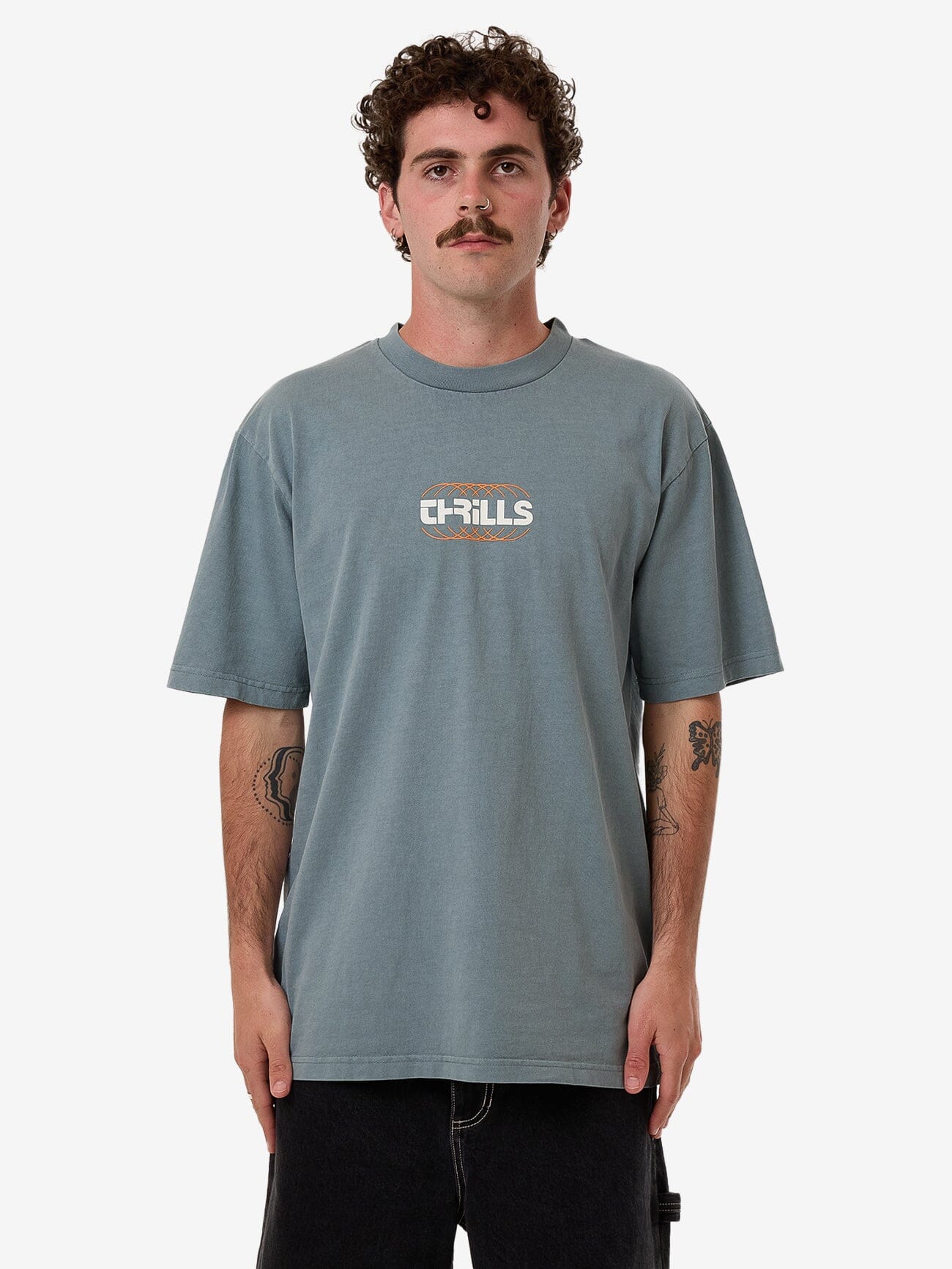 Evolution Oversize Fit Tee - Stormy Sea