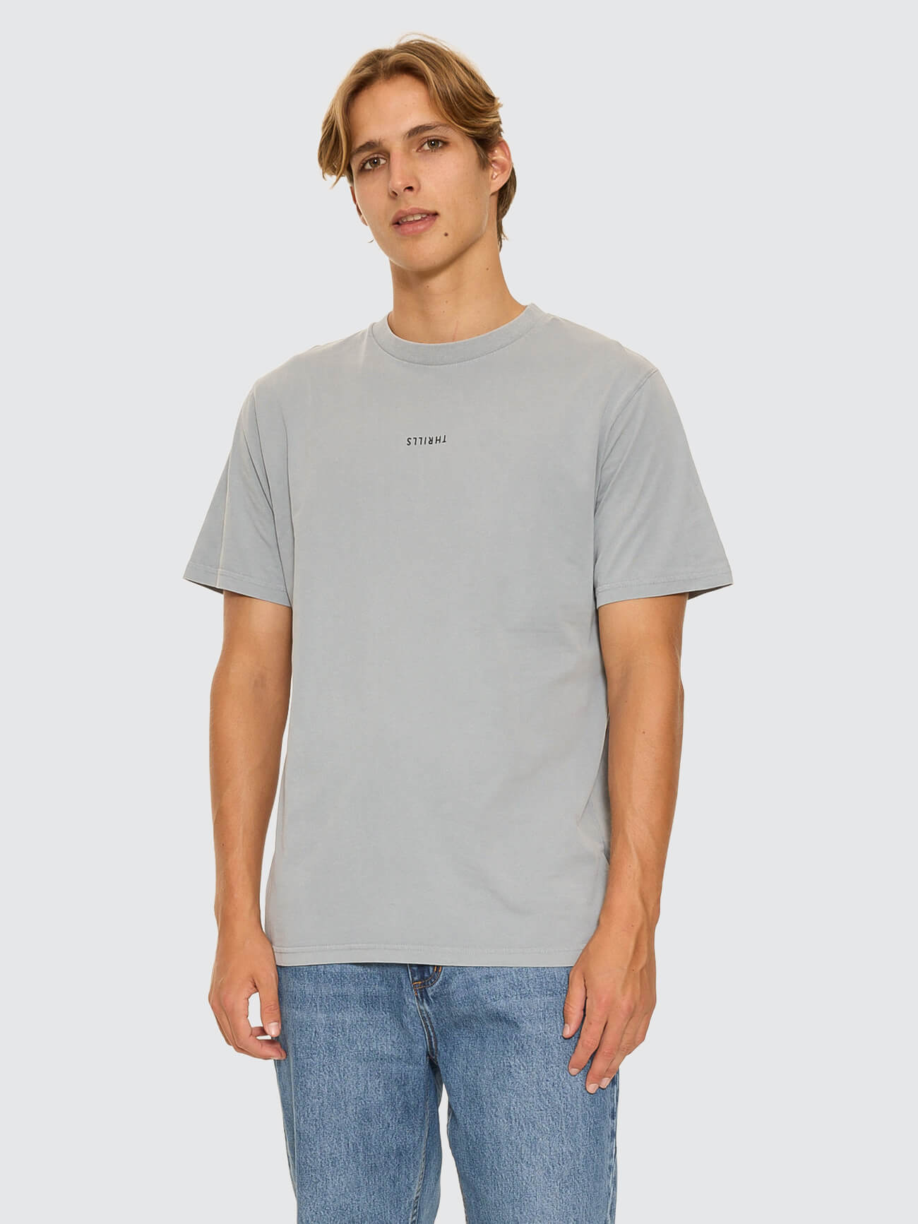 Minimal Thrills Merch Fit Tee - Smog - Black