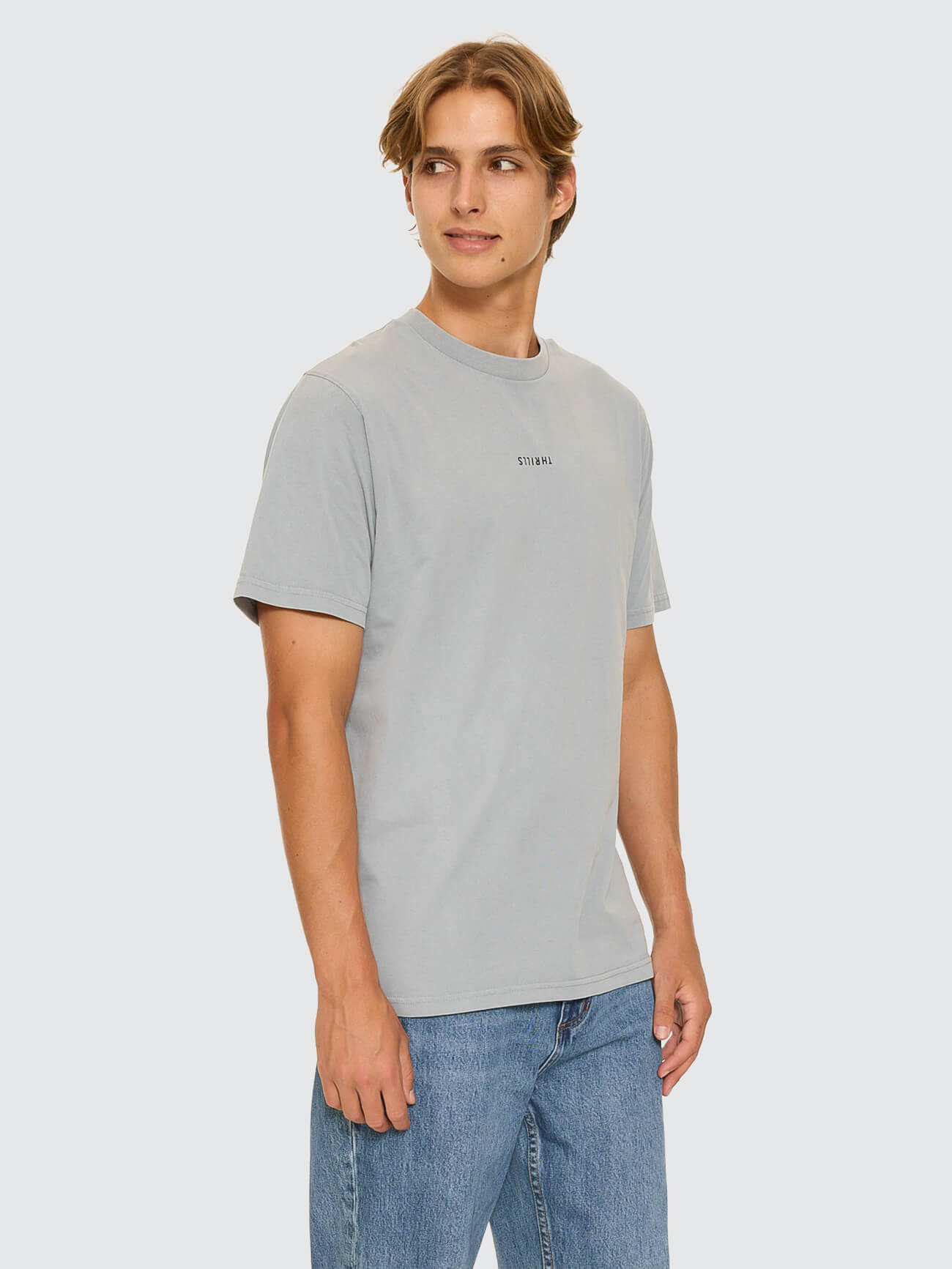 Minimal Thrills Merch Fit Tee - Smog - Black