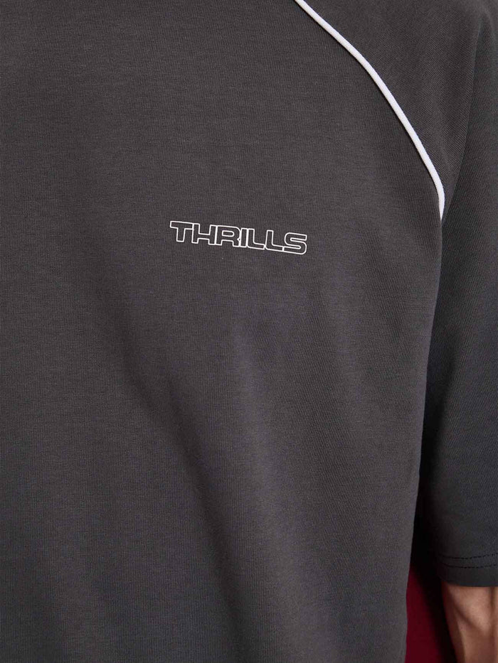 Motion Box Fit Oversize Tee - Merch Black