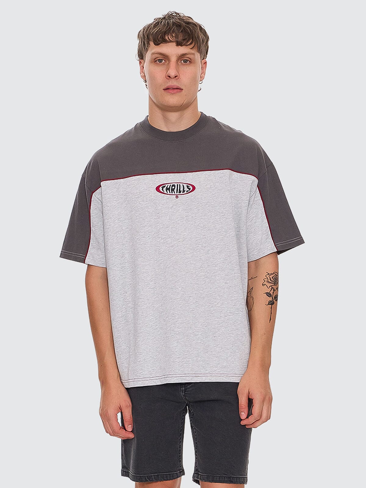 Appreciation Box Fit Cropped Tee in Dirty White | Thrills Co.