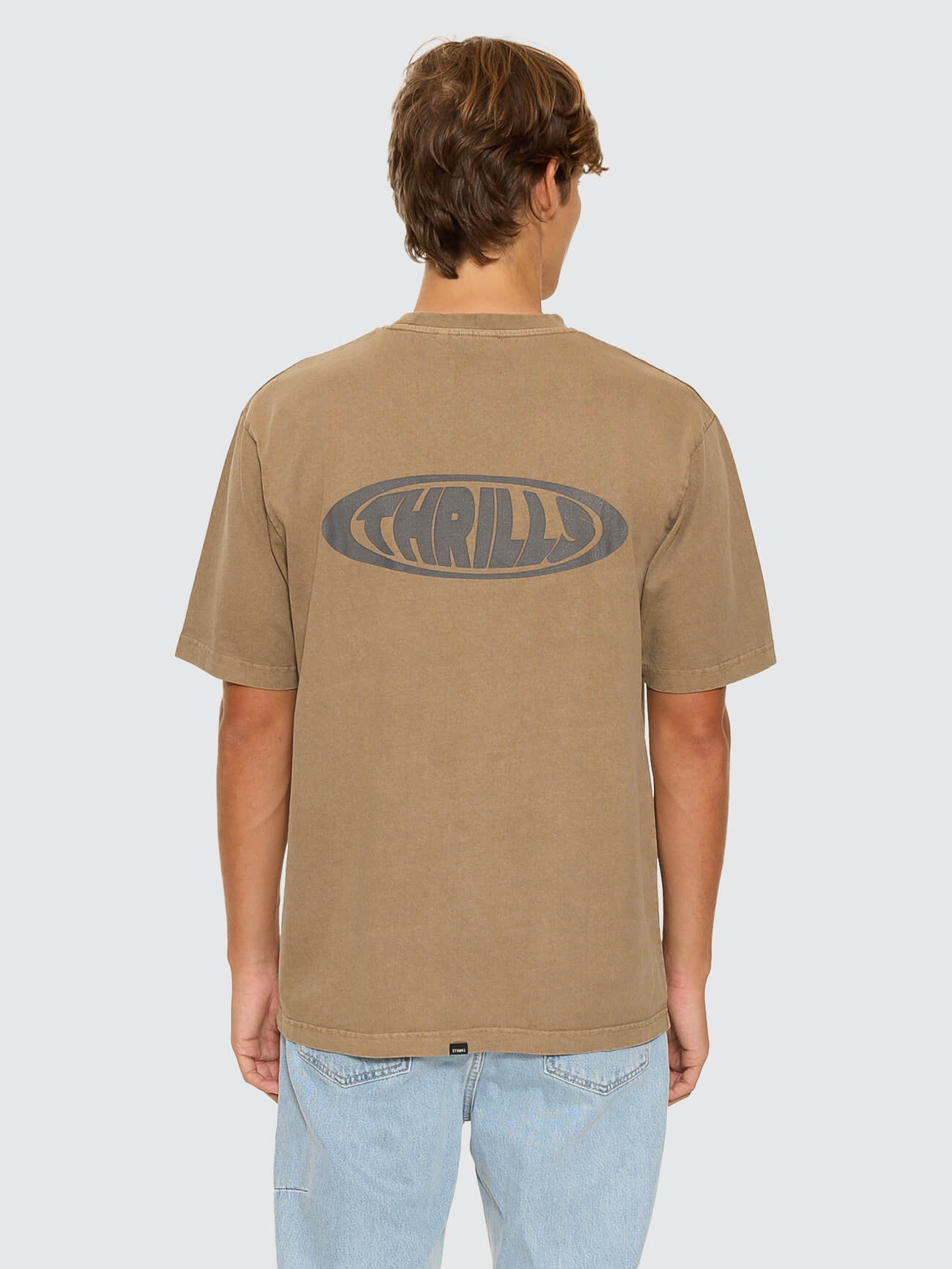 Shadowless Oversize Fit Tee - Walnut