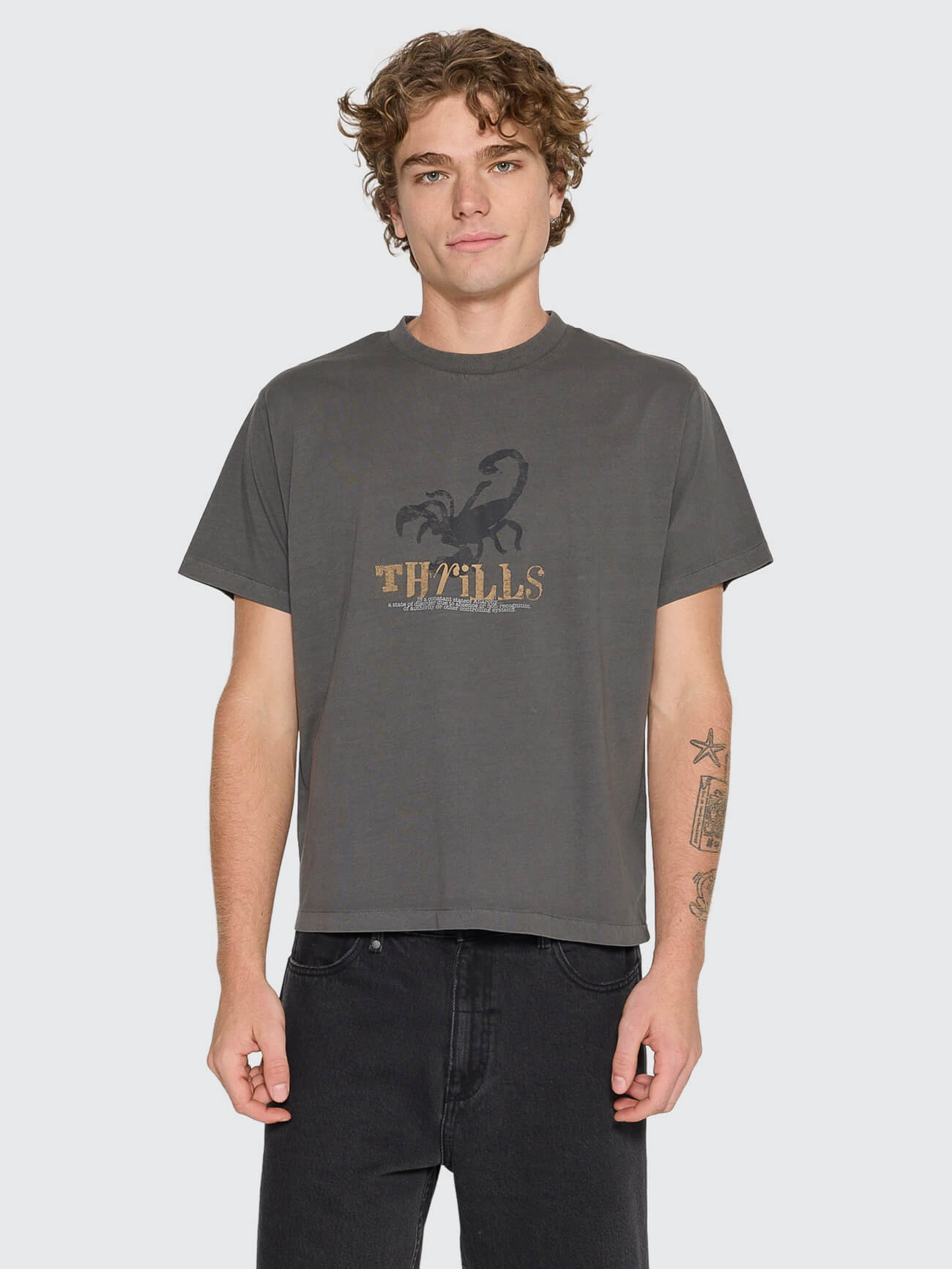 State Of Disorder Merch Fit Cropped Tee - Merch Black XS