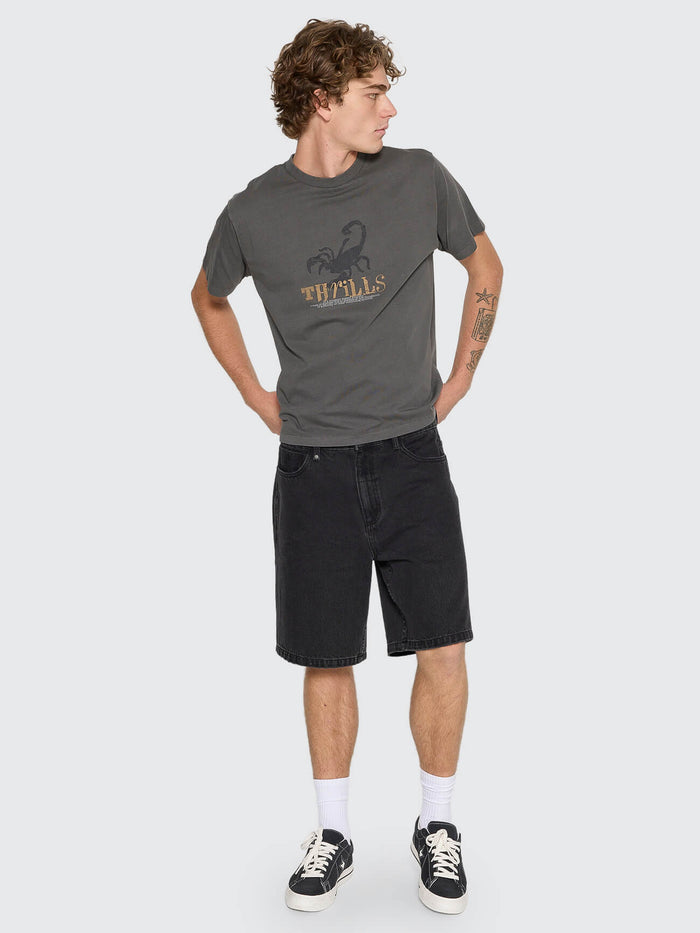 State Of Disorder Merch Fit Cropped Tee - Merch Black XS