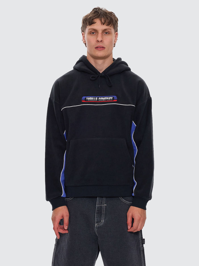 Paid In Full Embro Polar Slouch Hood - Washed Black